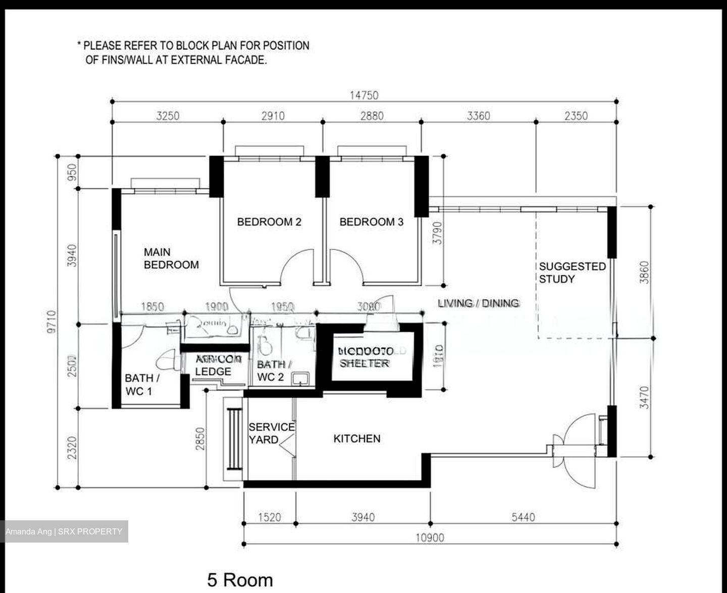Blk 631A Tampines Greencourt (Tampines), HDB 5 Rooms #562458311